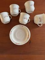 5 bridge kop en schotels, Ophalen, Porselein, Overige stijlen, Kop(pen) en/of Schotel(s)