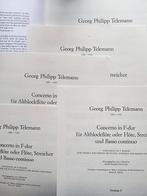 Georg Ph. Telemann Concerto F Dur. Alt, Violen, Cello, Bas., Muziek en Instrumenten, Bladmuziek, Blokfluit, Klassiek, Ophalen of Verzenden