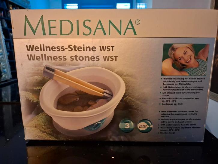 Nieuwe Wellens Stone Set - Medisana, Sport en Fitness, Massageproducten, Nieuw, Hotstone, Ophalen of Verzenden