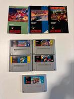 SNES spellen Super Mario Kart, Bomberman, MicroMachines, ski, Spelcomputers en Games, Games | Nintendo Super NES, Vanaf 3 jaar