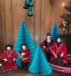 Vintage kerstpoppen; koorzangers, Diversen, Kerst, Ophalen of Verzenden, Gebruikt
