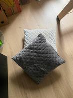 Mooie grijze landelijk sobere kussens, Huis en Inrichting, Woonaccessoires | Kussens, Ophalen of Verzenden, Zo goed als nieuw