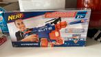 Nerf N-Strike Elite Hyperfire + 2 Pistols + 50 extra bullets, Ophalen of Verzenden, Zo goed als nieuw