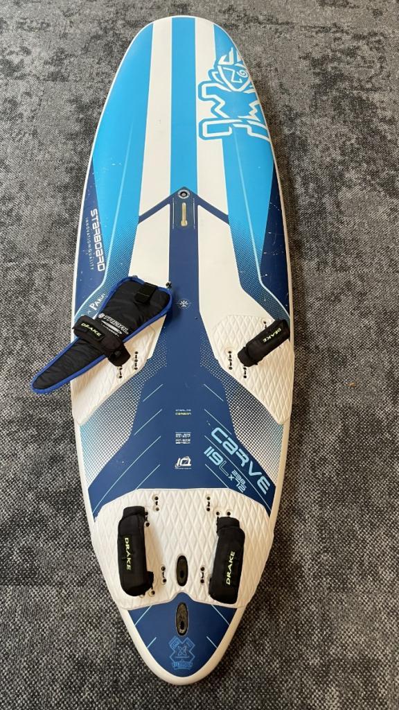 Starboard Carve 119l Starlite Carbon 2022 incl Fin., Watersport en Boten, Windsurfen