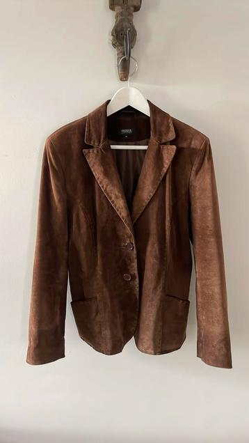 Vintage suede blazer/colbert beschikbaar voor biedingen
