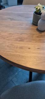 Ronde Eettafel - 110cm - Zo goed als nieuw!, Huis en Inrichting, Ophalen, Rond, Zo goed als nieuw, Metaal
