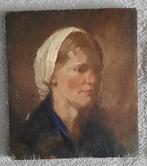Schilderij - Stoere vissersvrouw Scheveningen - 1900-1920, Ophalen of Verzenden