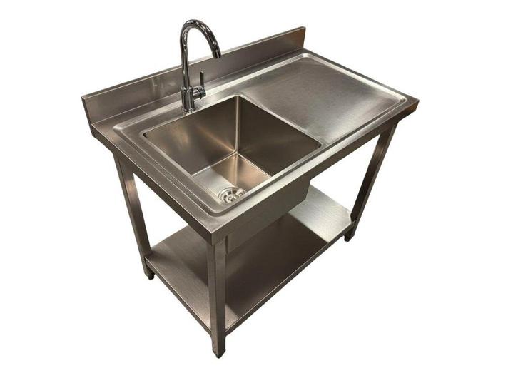 Nieuw RVS wastafel/spoeltafel diverse formaten, Huis en Inrichting, Keuken | Keukenbenodigdheden, Nieuw, Ophalen of Verzenden