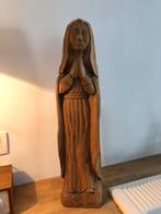 GROOT HOUTEN BEELD MARIA OLVROUW VINTAGE, Antiek en Kunst, Kunst | Beelden en Houtsnijwerken, Ophalen of Verzenden