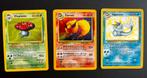 3x Jungle Error Missing Logo Flareon, Vaporeon & Vileplume, Ophalen of Verzenden, Gebruikt, Meerdere kaarten, Foil