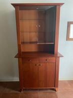 Mooie vitrinekast te koop, Huis en Inrichting, Kasten | Vitrinekasten, Ophalen, Gebruikt, 100 tot 150 cm, 200 cm of meer