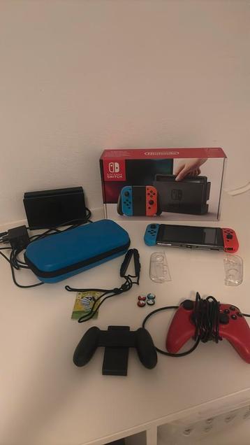 Complete nintendo switch in doos. Incl veel toebehoren beschikbaar voor biedingen