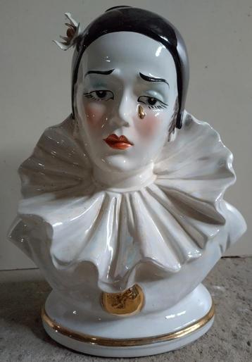 Beeld Pierrot hoogte ongeveer 25/30cm beschikbaar voor biedingen