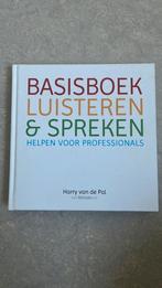 Harry van de Pol - Basisboek luisteren en spreken, Nieuw, Ophalen of Verzenden, Harry van de Pol, Nederlands