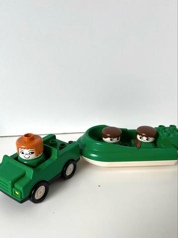Lego Duplo    -  Auto met Boot Vintage SpeelSet  beschikbaar voor biedingen