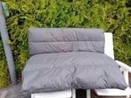 Pallet zitkussen en rugkussen kleur antraciet, Tuin en Terras, Tuinmeubel-accessoires, Ophalen, Zo goed als nieuw