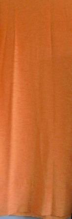 '2 MOOIE FEESTELIJK ORANJE GORDIJNEN MET LUSSEN, Huis en Inrichting, FEESTELIJK, Overige kleuren, 200 cm of meer, Ophalen of Verzenden