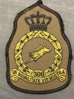 Kroon embleem gvt 300 SQN, Verzenden, Luchtmacht, Nederland, Embleem of Badge