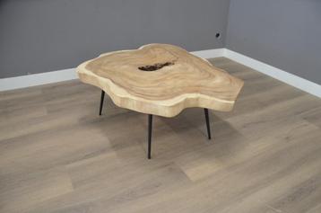 Ronde suar salontafel - 100 - 120cm -BT134  beschikbaar voor biedingen
