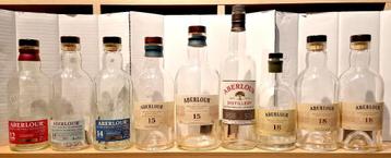 Grote verzameling LEGE whisky flessen beschikbaar voor biedingen