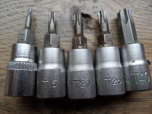 doppen 1/4 torx T8 T15 T20 T25 T40, Auto diversen, Autogereedschap, Zo goed als nieuw, Ophalen of Verzenden