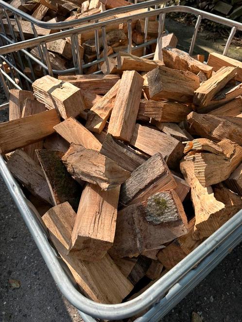 Haardhout 100% eikenhout, Tuin en Terras, Haardhout, Blokken, 6 m³ of meer, Ophalen