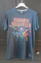 S vintage shirt DC Comics Justice League super powers, Zwart, Ophalen of Verzenden, Maat 46 (S) of kleiner, Dc comics