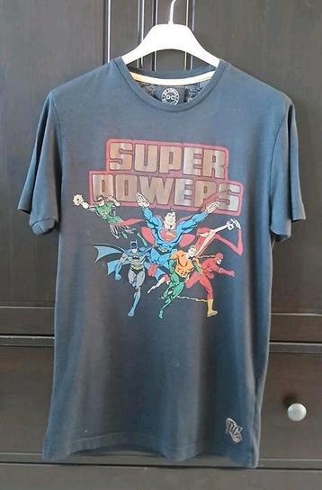 S vintage shirt DC Comics Justice League super powers  beschikbaar voor biedingen