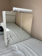 Spiegelkast IKEA met verlichting!, Huis en Inrichting, Badkamer | Badkamermeubels, 50 tot 100 cm, Minder dan 25 cm, Minder dan 100 cm