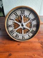 Grote klok met draaiende radars, Ophalen of Verzenden, Zo goed als nieuw, Wandklok