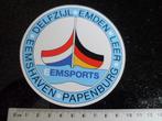 sticker eemsports logo delfzijl emden leer papenburg, Verzenden, Zo goed als nieuw, Bedrijf of Vereniging