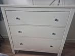 Hemnes ladekast/commode en 2 nachtkastjes, Ophalen, Gebruikt, 3 of 4 laden, Minder dan 100 cm