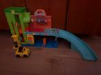 Little people leerzame garage, Kinderen en Baby's, Speelgoed | Racebanen, Racebaan, Zo goed als nieuw, Handmatig, Ophalen