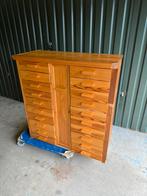 Vintage Kunstenaars Ladekast Atelier Commode 20 Lades, Huis en Inrichting, Kasten | Ladekasten, 5 laden of meer, Zo goed als nieuw