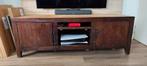 Koloniale teakhout tv meubel, Ophalen, Gebruikt, 150 tot 200 cm, Teakhout