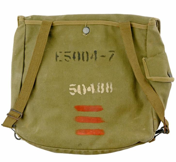 Musette M-1936 1944 USAAF WW2 id'ed Flak Bait piloot, Verzamelen, Militaria | Tweede Wereldoorlog, Luchtmacht, Overige typen, Amerika