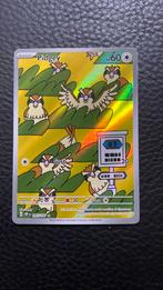 Pokemon obsedian flames pidgey full art 207/197, Ophalen of Verzenden, Zo goed als nieuw, Losse kaart
