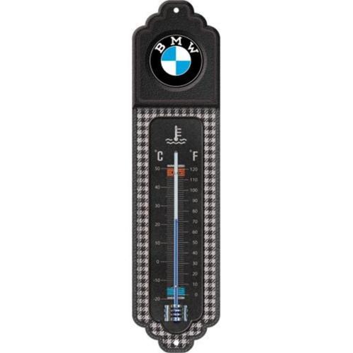 BMW logo pepita reclame thermometer van metaal wanddeco, Verzamelen, Automerken, Motoren en Formule 1, Nieuw, Ophalen of Verzenden