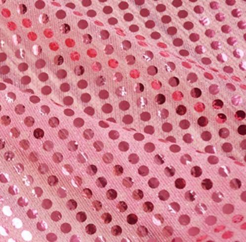 6503) 110x100cm pailletten roze, Hobby en Vrije tijd, Stoffen en Lappen, Nieuw, Polyester, 30 tot 120 cm, 30 tot 200 cm, Roze