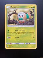 Rowlet 17/236 Pokémon S&M Cosmic Eclipse Mint Packfresh, Ophalen of Verzenden, Zo goed als nieuw, Losse kaart