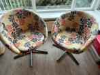 Twee kuipstoeltjes ikea (skruvsta), Huis en Inrichting, Fauteuils, Ophalen, 75 tot 100 cm, Zo goed als nieuw, Stof