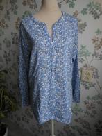 Mooie TOM TAILOR blouse maat 42. met katoen, Ophalen of Verzenden, Zo goed als nieuw, Maat 42/44 (L), Blauw