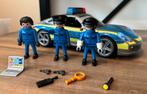 Playmobil politieauto porsche! Met sirene, autolampen enz, Ophalen of Verzenden, Gebruikt, Complete set