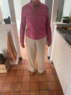 Leren jas nieuw, maat 40, kleur wild rose., Kleding | Dames, Jassen | Winter, Ophalen of Verzenden, Zo goed als nieuw, Maat 38/40 (M)