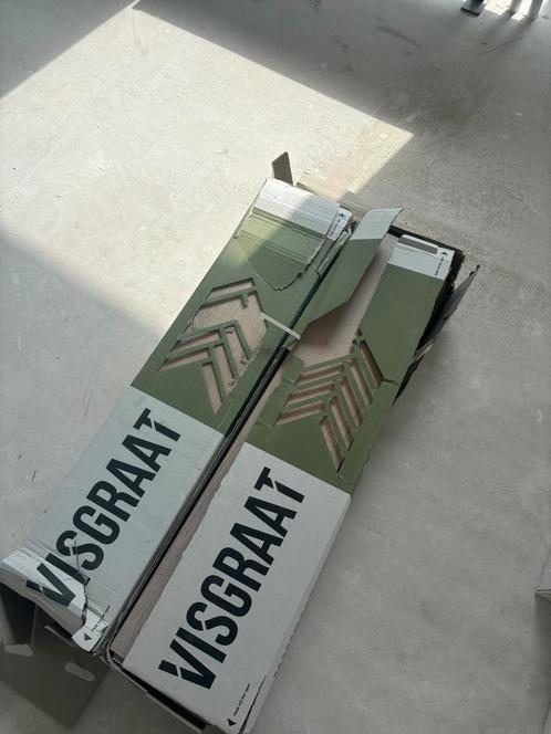 Nieuwe Visgraat Klik Laminaat Vloer (Kwantum), Doe-het-zelf en Verbouw, Vloerdelen en Plavuizen, Nieuw, Laminaat, Hout, 50 tot 150 cm