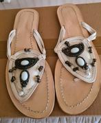 Ibiza Boho Gypsy Slippertjes slippers mt 39, Slippers, Ophalen of Verzenden, Zo goed als nieuw