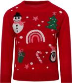 Partij Foute Kersttrui Kinderen - Jongens & Meisjes -, Ophalen of Verzenden, Zo goed als nieuw, One size