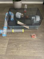 Hamsterkooi Ferplast + toebehoren, Kooi, Minder dan 75 cm, Zo goed als nieuw, Hamster
