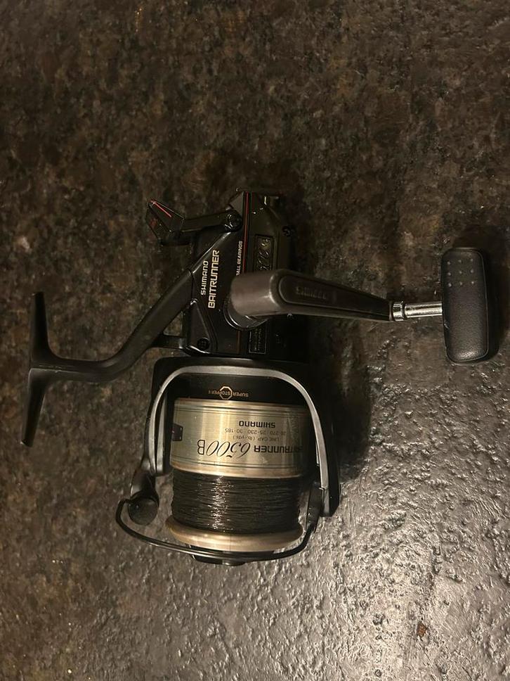 Shimano 6500B Baitrunner molens - 2 stuks, Watersport en Boten, Hengelsport | Karpervissen, Gebruikt, Molen, Ophalen of Verzenden