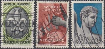 Nederland- 1937 - Wereld Jamboree- NVPH-293 t/m NVPH-295 - G beschikbaar voor biedingen